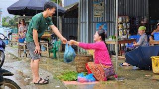 Pick wild vegetables to sell at the market and cook delicious meals from wild vegetables, poor girl