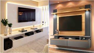 100 Modern Living Room TV Cabinet Design 2024 Wooden TV Unit| Home Interior Wall Decorating Ideas P8