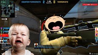 Cry Baby in CSGO MM HVH 2v3