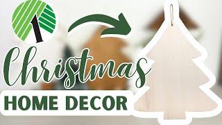 GENIUS WAYS TO USE THESE DOLLAR TREE CHRISTMAS WOOD TREES CHRISTMAS HOME DECOR