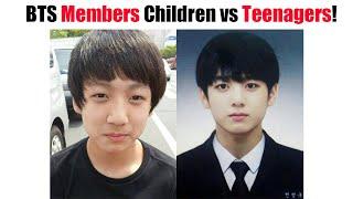 BTS Members Children vs Teenagers!