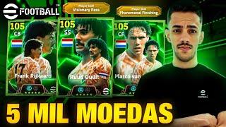 ABENÇOEI UM INSCRITO COLOCANDO 5.700 MOEDAs E FIZ PACK OPENING NA CONTA DELE NO EFOOTBALL 25 MOBILE