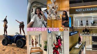 DUBAI VLOG: Desert Safari, My birthday & Aura Skypool experience