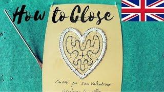 Bobbin Lace Tutorial | How to Close the Heart