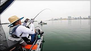 Kayak Fishing in San Diego Bay with Friends -- Hobie Mirage Outback 2024