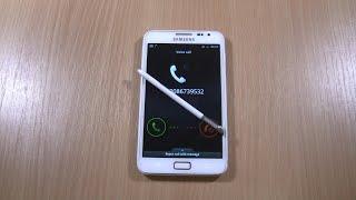 Samsung Galaxy Note GT N7000 (Android 2.3.6 Gingerbread) Incoming Call