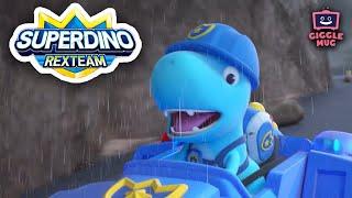 Deano's Courage | Super Dino (14-Minute Cartoon for Kids!)