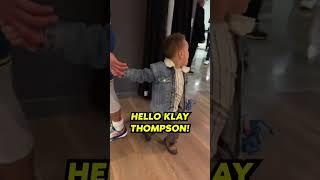 Canon Curry is excited to see Klay Thompson #shorts #warriors