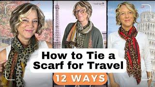 How to Tie a Scarf / Learn 12 Ways