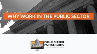 Public Sector Partnerships | Episode 1: Why Work in the Public Sector?