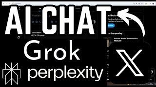 AI Chat with Twitter Tweets using Ask Grok and Perplexity ChatBot