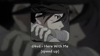 d4vd - here with me (speed up) tiktok version