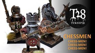 CHESSMEN, How to Make Brutes from CHESS PIECES for Turnip28!