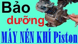 Bảo dưỡng máy nén khí piston cũ hơi khỏe như mới: Chuyên gia máy nén khí