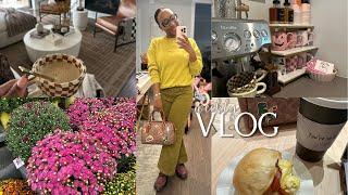 VLOG: EMBRACING FALL , BAKING, FALL DECOR & SHOPPING, COFFEE SHOP, FALL NESPRESSO & COFFEE STATION