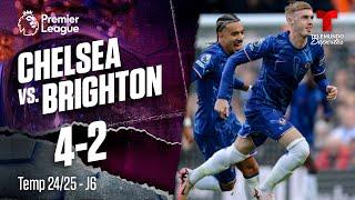 Highlights & Goals: Chelsea vs. Brighton 4-2  | Premier League | Telemundo Deportes