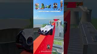 Italian Brainrot Funk 🪵 BeamNG Drive Car Jump Challenge  #beamngdrive #italianbrainrot