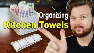 All About Kitchen Towels (5 Folding and Organizing Options)