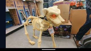 Surprise NEW Skeleton DOG! Big Lots Halloween! 2024 animatronics