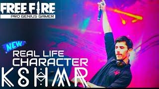 New Real Life Character- KSHMR | Garena Free Fire | Pro Genius Gamer