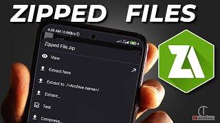 How To Extract Zip Files With ZArchiver (Update)
