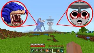 Shin Sonic vs Sprunki Horror Clukr in Minecraft