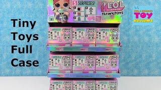 LOL Surprise Tiny Toys Full Case Opening Blind Bag Toy Review | PSToyReviews
