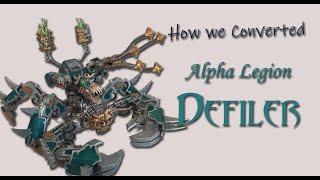 Kitbash Chaos Defiler (Alpha Legion)