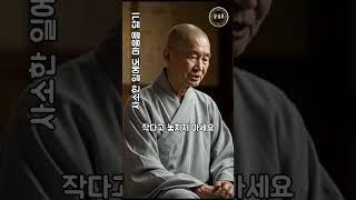 사소한 일에도 #법륜스님 #불교 #부처님 #법문 #인생조언 #명언 #삶의지혜 #마음공부 #힐링 #편안한 #성공 #중년삶 #인간관계 #자존감 #즉문즉설 #철학 #고전지혜 #말씀