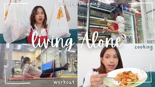 Living Alone Diaries |Solo Date, Cooking & Grocery Shopping️