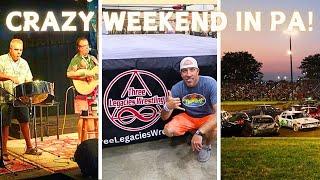 CRAZY WEEKEND in PA | Pirates in the Harbour, Three Legacies Wrestling, and a Demolition Derby!