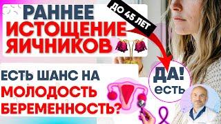 Истощение яичников. Снизить ФСГ и повысить АМГ. Шансы на беременность