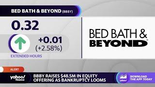 Bed Bath & Beyond stock rises as bankruptcy looms