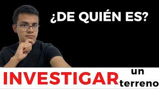 ¿Cómo saber toda la información de un terreno o casa? El propietario, adeudos y usos de suelo