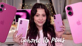 Pink iPhone 16 Plus UNBOXING *finally a PINK iPhone!!*⁺˚⋆୭⋆⁺