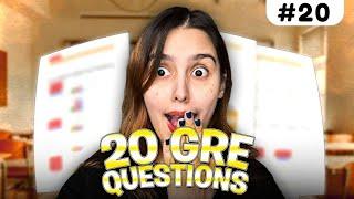 GRE Practice Quiz #20 - Quant, Data Analysis, Text Completion, Sentence Equivalence