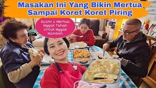 Mertua Kalau Dimasakin Menu Kesukaan, Piring Sampai Di Koret Koret