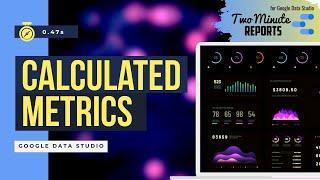 Create Calculated Metrics in Google Data Studio | TMR | Calculated Metrics | Looker Studio