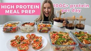Healthy & High protein Meal Prep | 100G+ protein per day