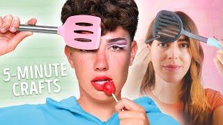 Exposing 100 WORST 5 Minute Craft Makeup Hacks