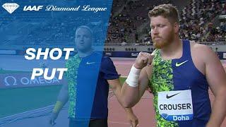 Ryan Crouser wins the Men's Shot Put competition in Doha - IAAF Diamond League 2019