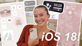 customizing the new iPHONE 16 pro max with iOS 18 to be AESTHETIC! ⊹ ࣪ ˖ 𐙚 *pinterest inspired*