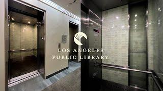 Unique Montgomery Traction ''Scenic'' Elevators - Los Angeles Central Library - Los Angeles, CA