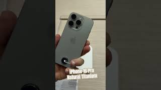 iPhone 16 Pro Natural Titanium #shorts #viral #trend #trending #ios #youtube #iphone16pro #iphone