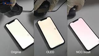 iPhone 12 Mini Aftermarket Screen Comparison Test - Original vs Hard OLED vs NCC Incell