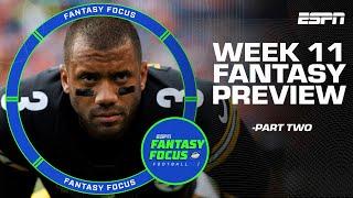 Week 11 Fantasy Preview: WR Trust Tree + QB Questions | Fantasy Focus 