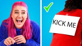 PRANK WARS IN SCHOOL! 12 Sweet DIY School Pranks and Back To School Hacks