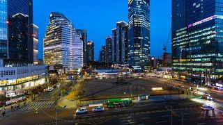 용산역에서 바라본 서울 야경 / Nightscape at Yongsan station