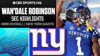 Wan'Dale Robinson: Kentucky Highlights | 43rd Overall Pick in 2022 NFL Draft | CBS Sports HQ