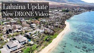 LAHAINA FIRE Recovery Update - December 2023 DRONE Video of Entire BURN-ZONE